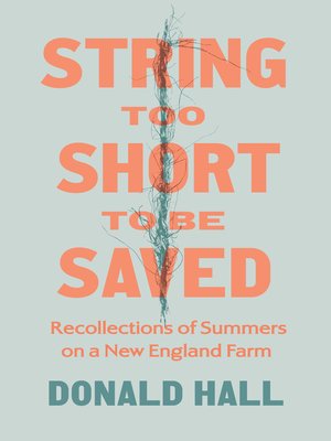 cover image of String Too Short to Be Saved